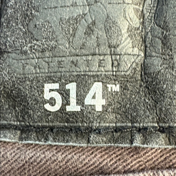 Levi's Men's Charcoal Slim Straight Jeans 38/32 - Picture 4 of 6